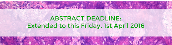 ABSTRACT DEADLINE: Extended to Fri 1st April 2016