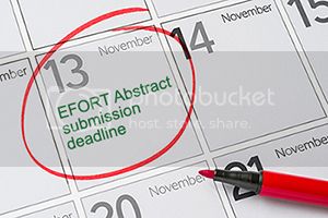 EFORT Abstract submission deadline